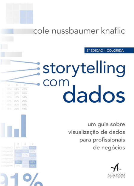 Capa do livro Storytelling com dados